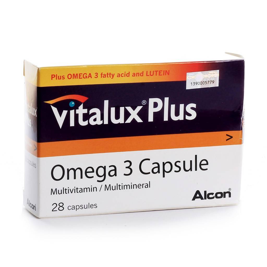 VITALUX Plus Omega 3 Capsule 28’s